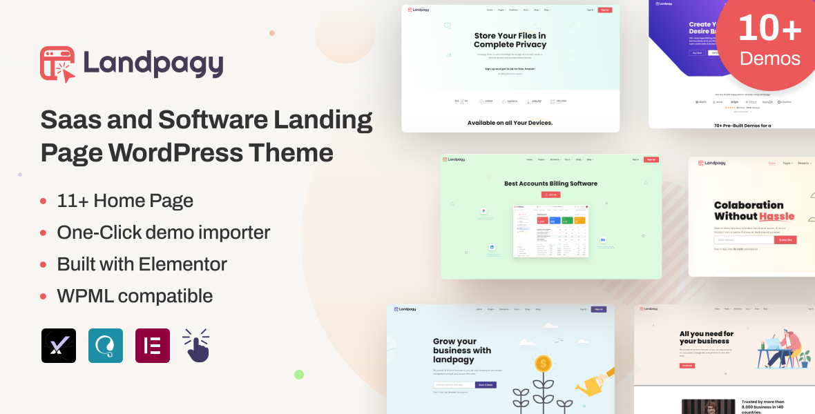 Landpagy – Multipurpose Landing page WordPress Theme