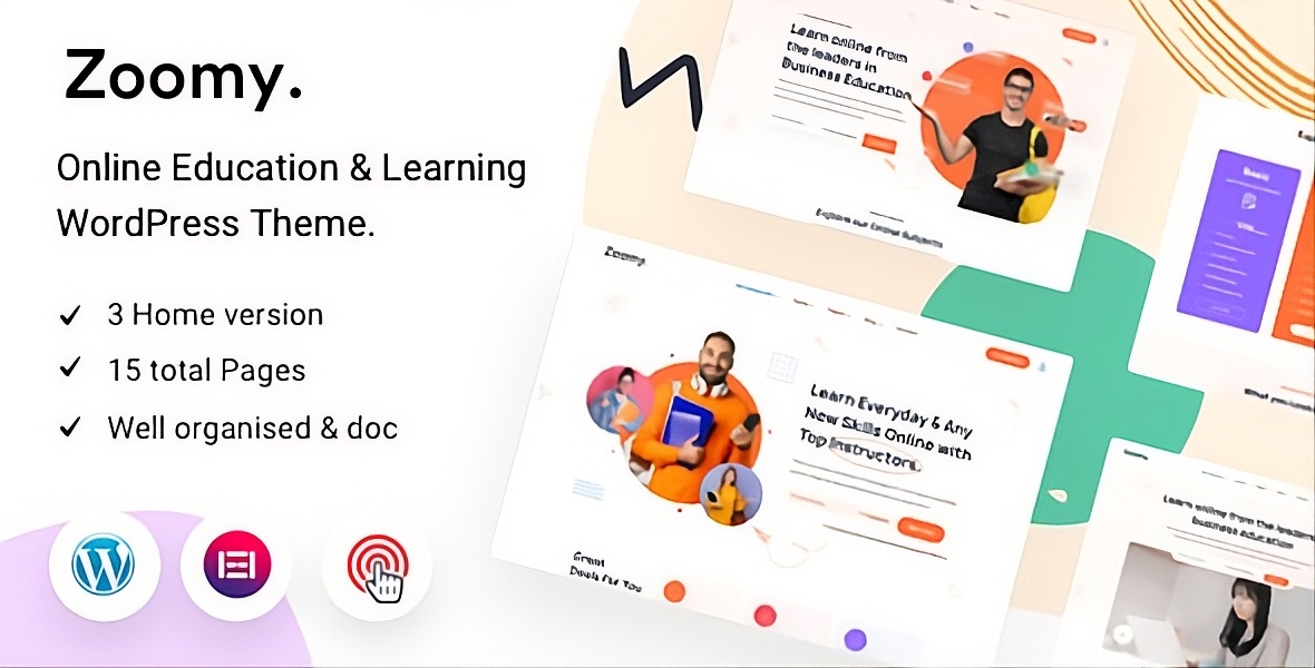 Zoomy – Lightweight LMS & Education WordPress Theme